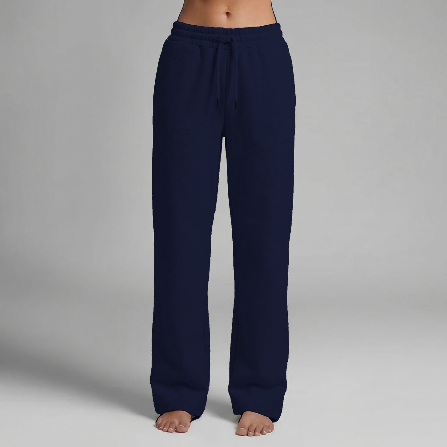 Sweatpant Open Bottom- Charcoal