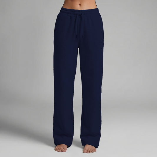 Sweatpant Open Bottom- Navy