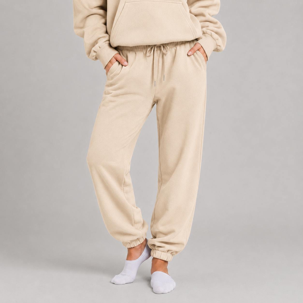 Sweatpant Elastic Bottom - Oatmeal