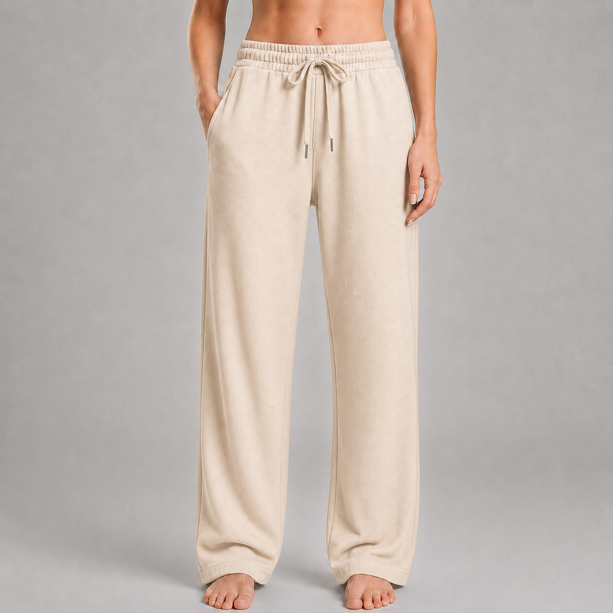 Sweatpant Open Bottom- Oatmeal