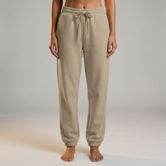 Sweatpant Elastic Bottom- Oatmeal