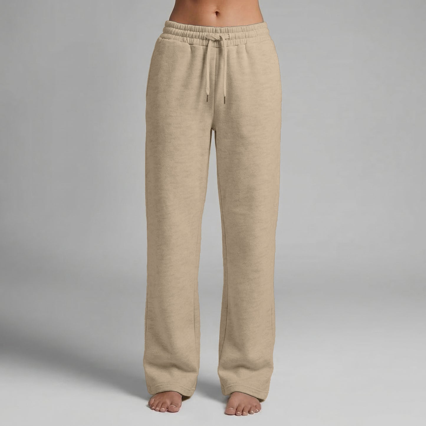 Sweatpant Open Bottom- Charcoal
