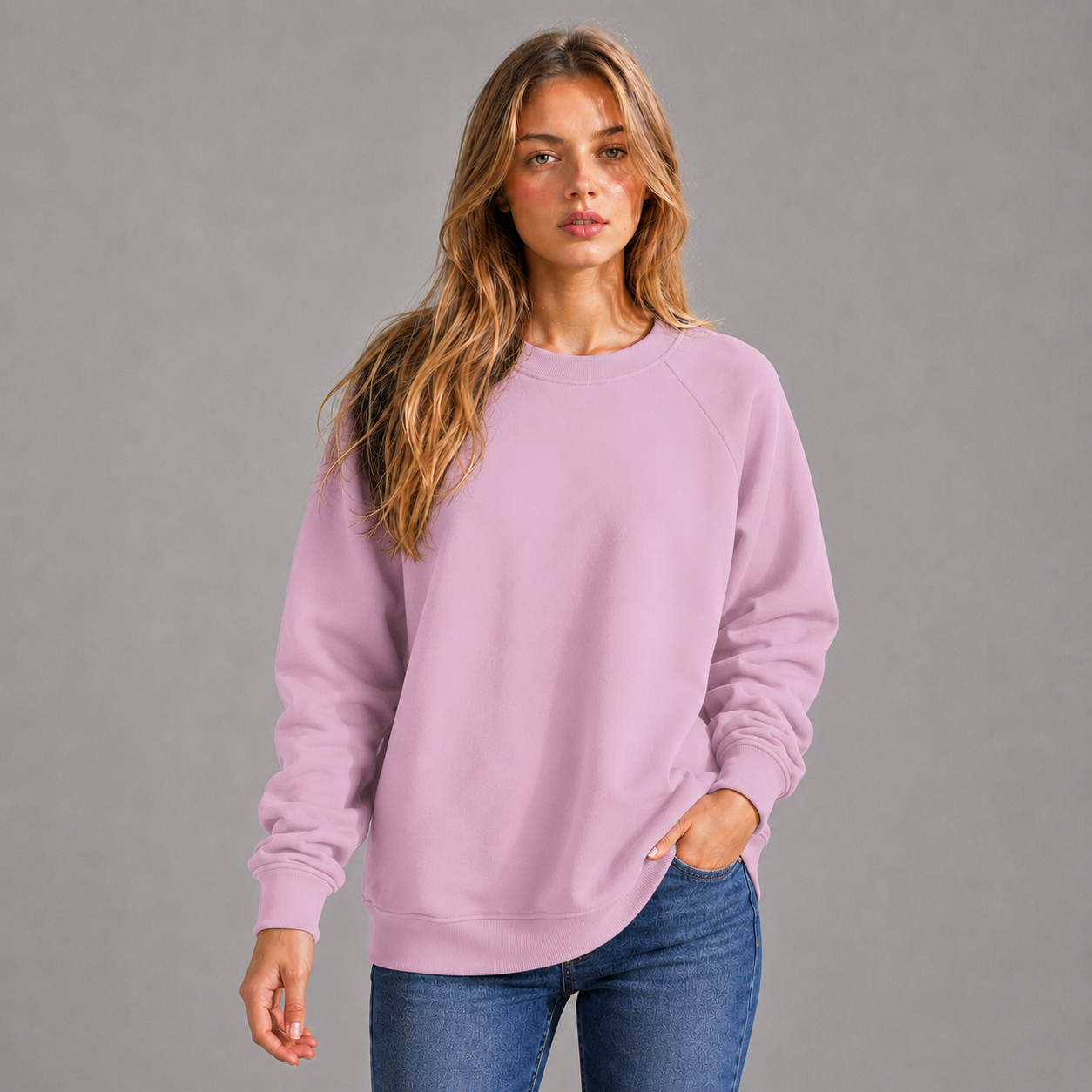 Crewneck Sweatshirt - Pink