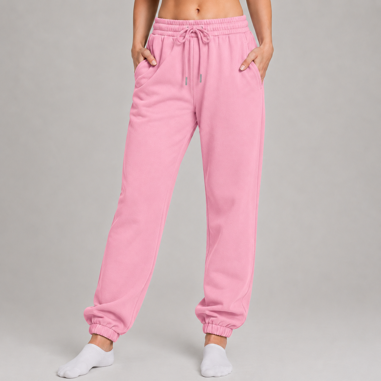 Sweatpant Elastic Bottom - Pink
