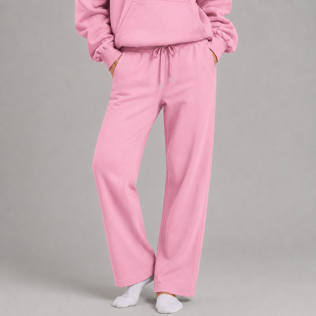 Sweatpant Open Bottom - Pink