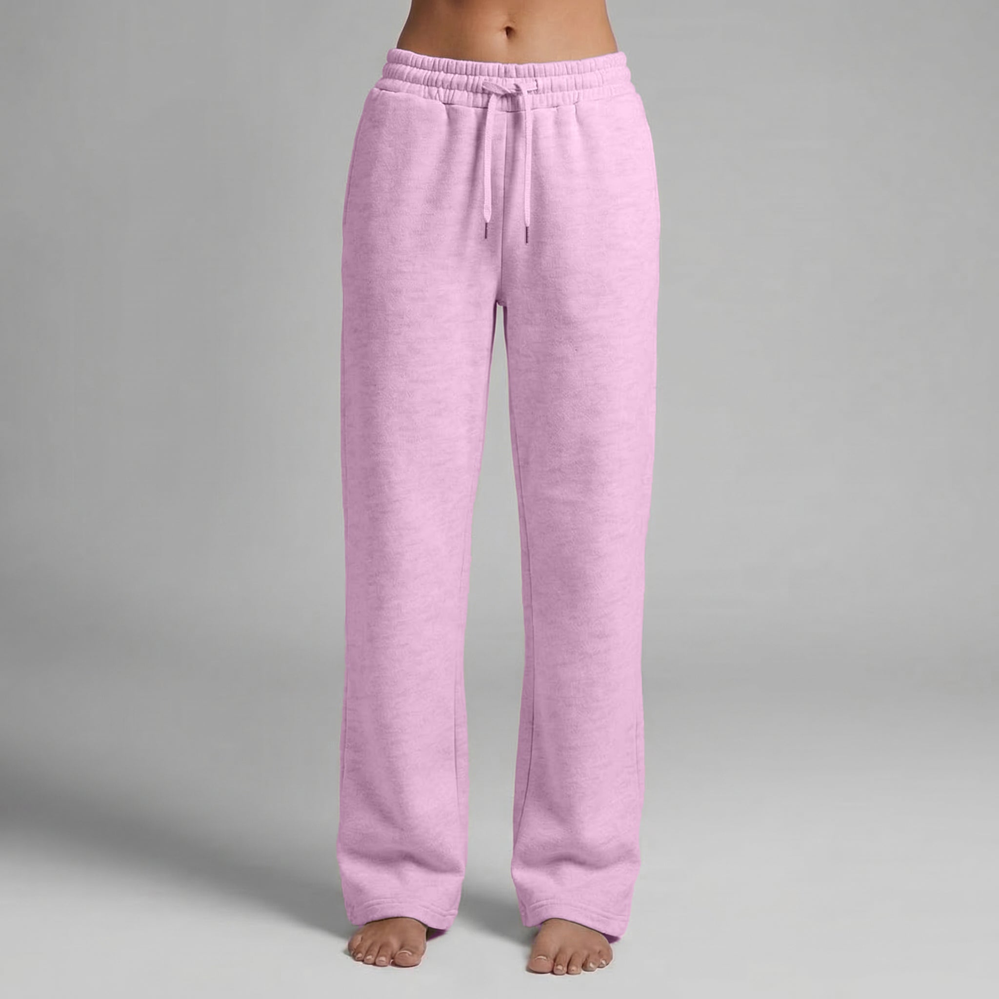 Sweatpant Open Bottom- Black