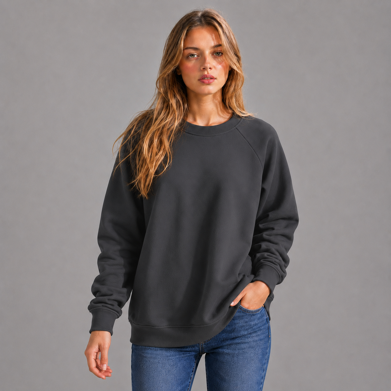 Crewneck Sweatshirt - Slate Gray