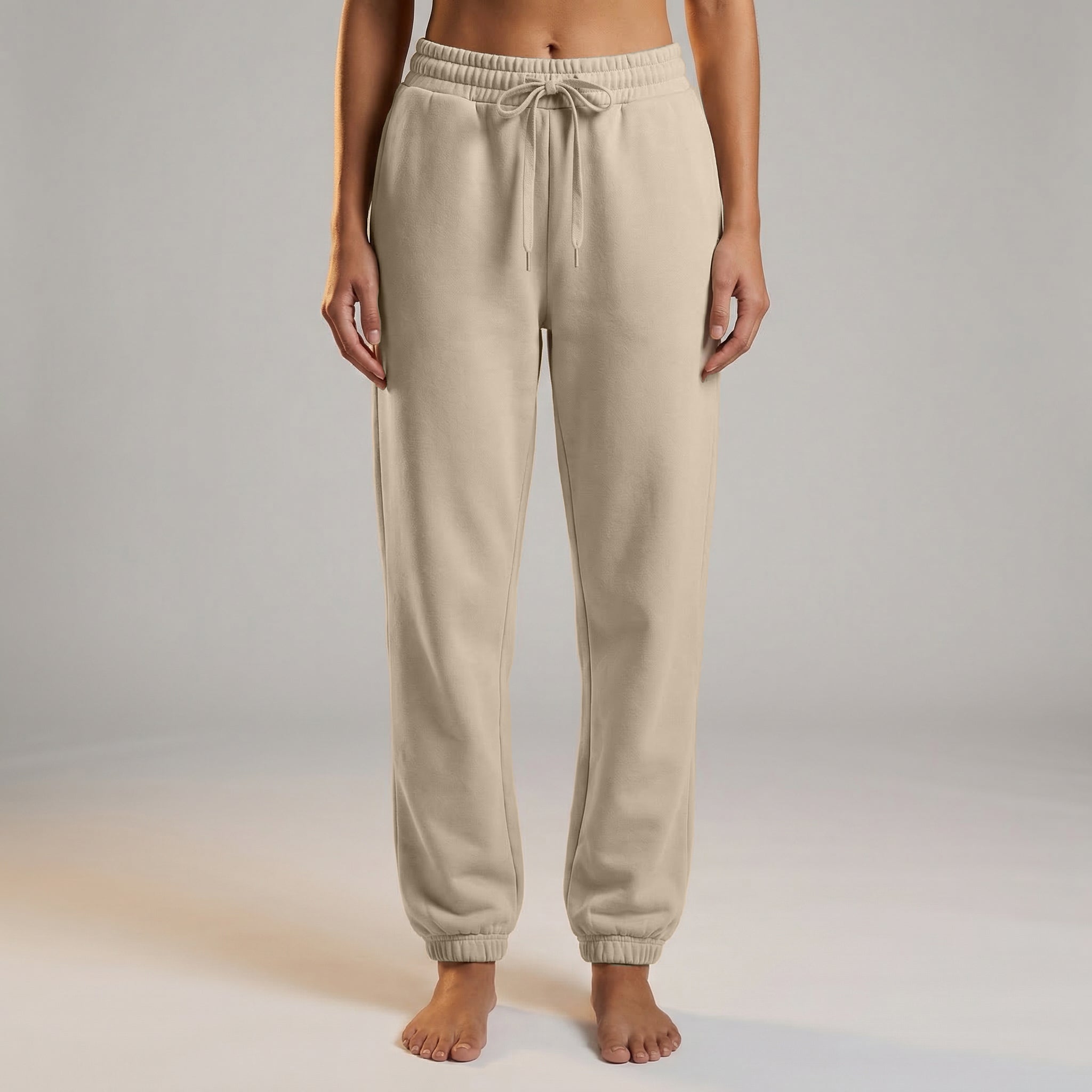 Sweatpant Elastic Bottom- Chocolate